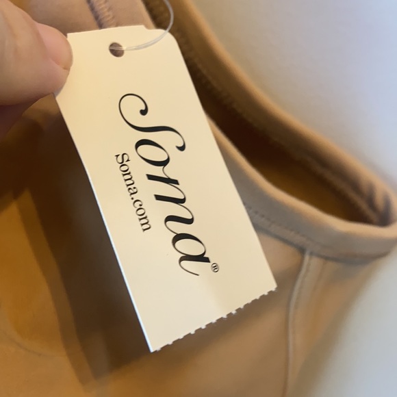 NWT Soma Tan Wireless Unlined 36C Bra - Picture 3 of 7